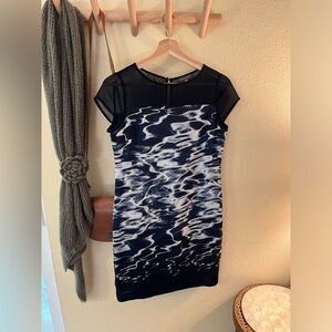 Vince Camuto navy dress